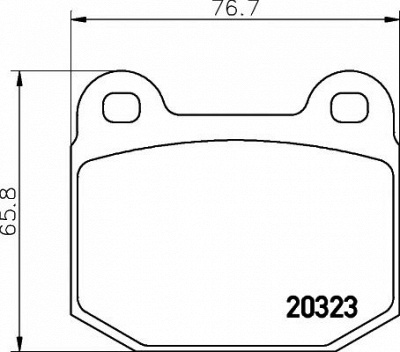 HELLA PAGID 8db355007001 -  Комплект тормозных колодок, дисковый тормоз